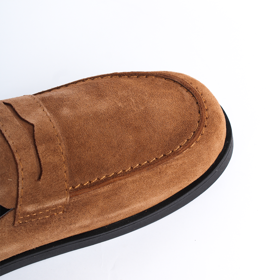 Brown Suede Clogs