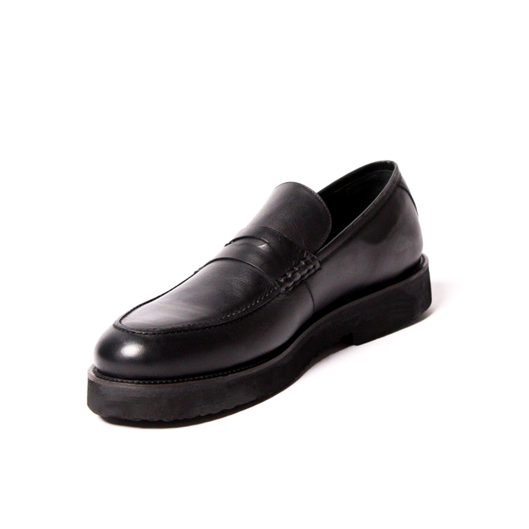Black Leather Loafer