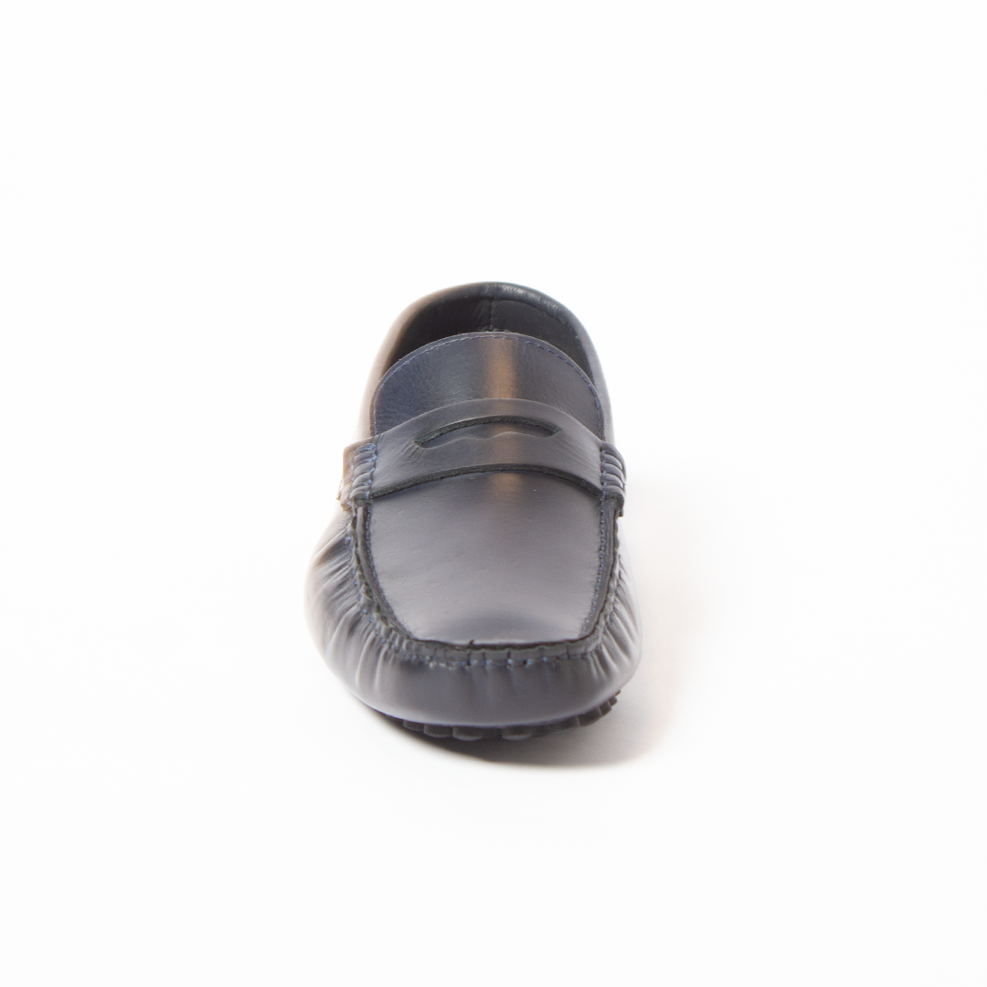 Navy Classic Moccasin