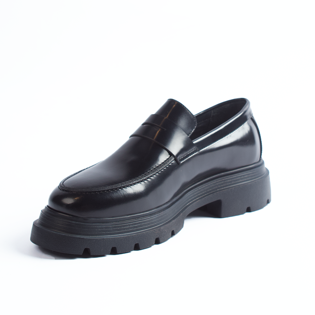Black Platform Loafer
