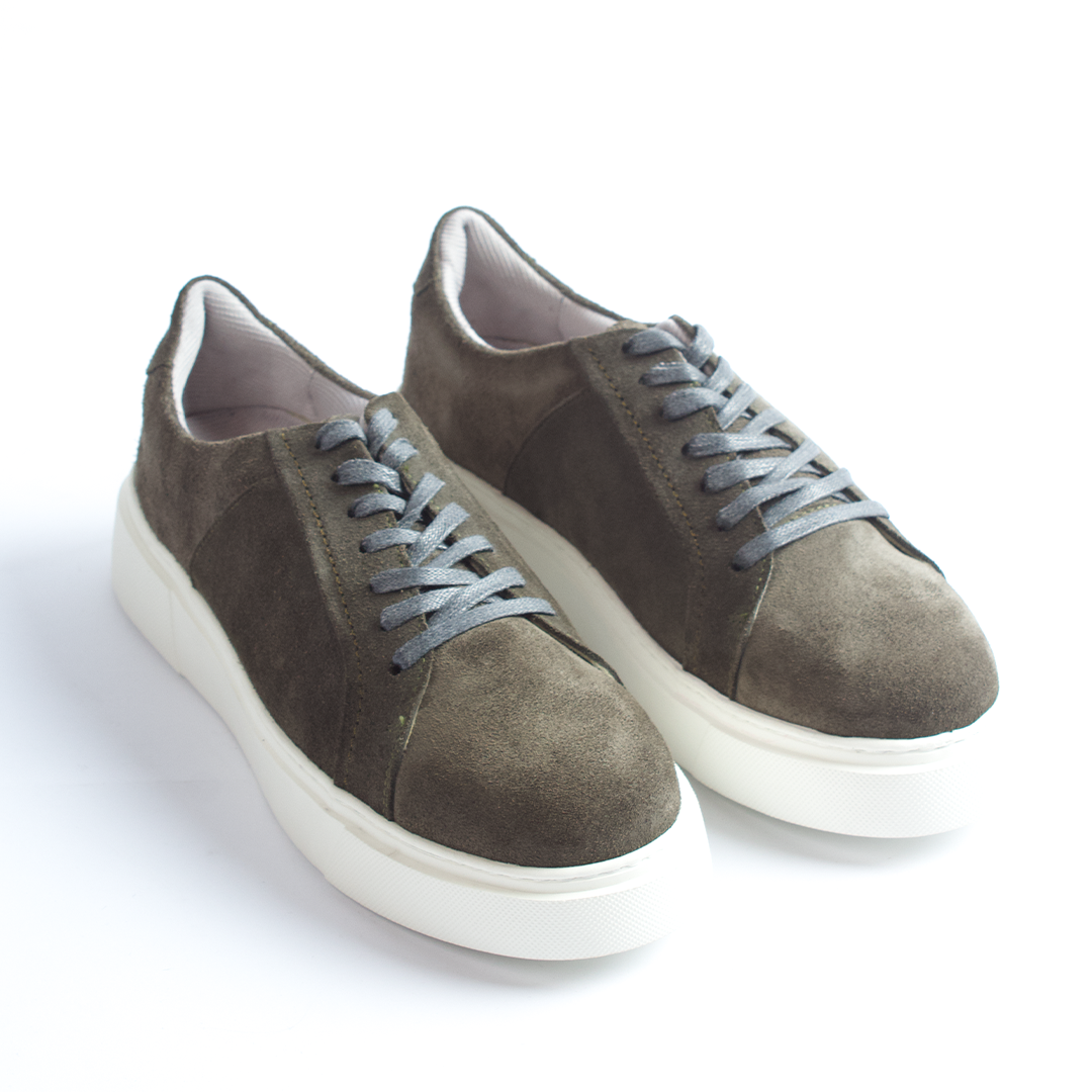 Suede Olive Sneakers