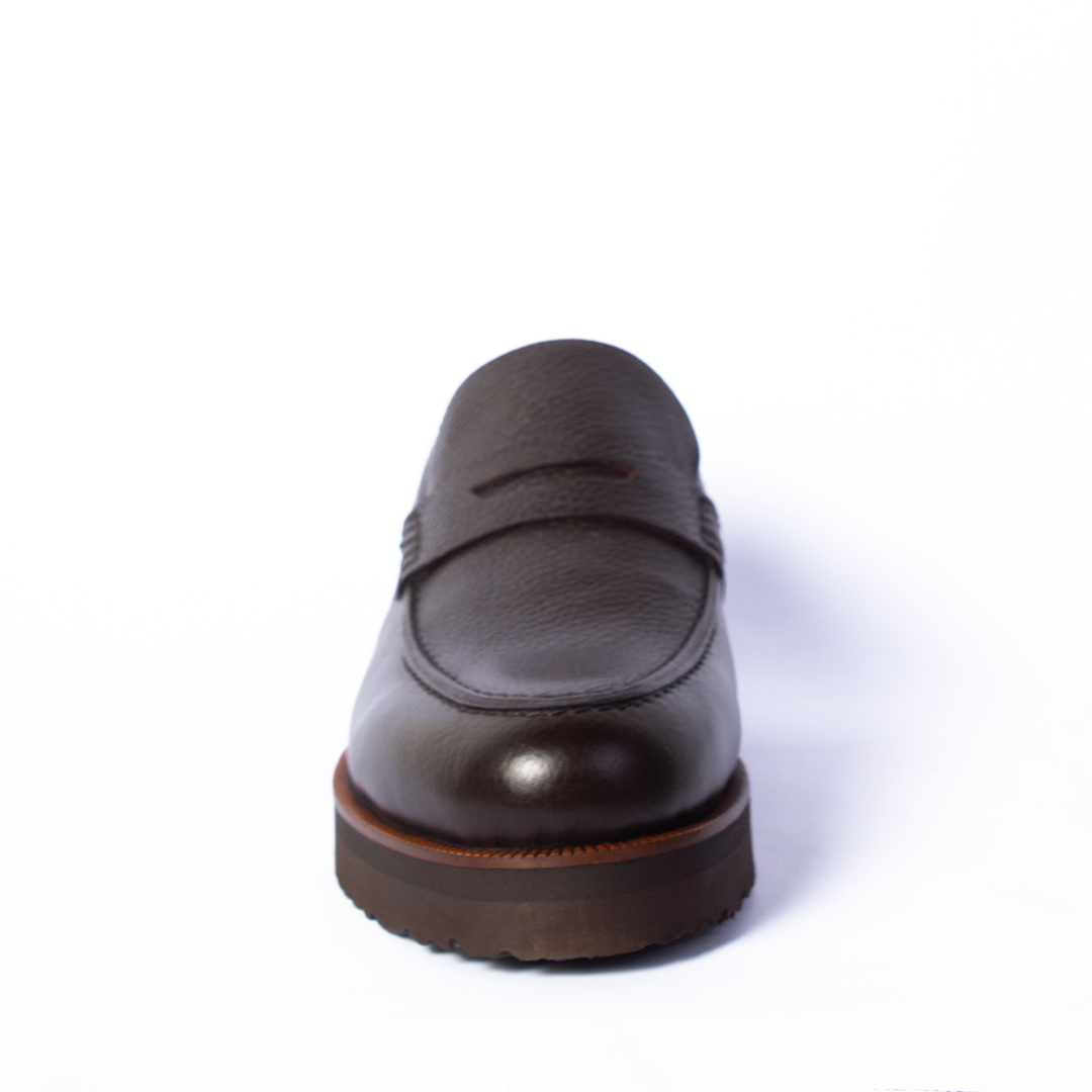Brown Platform Loafers