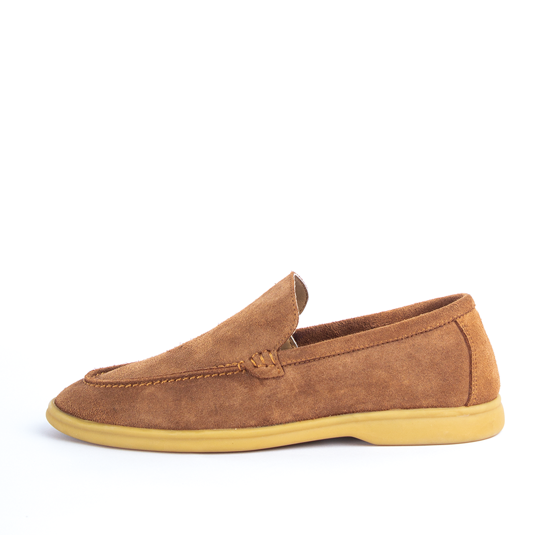 Brown Suede Loafers