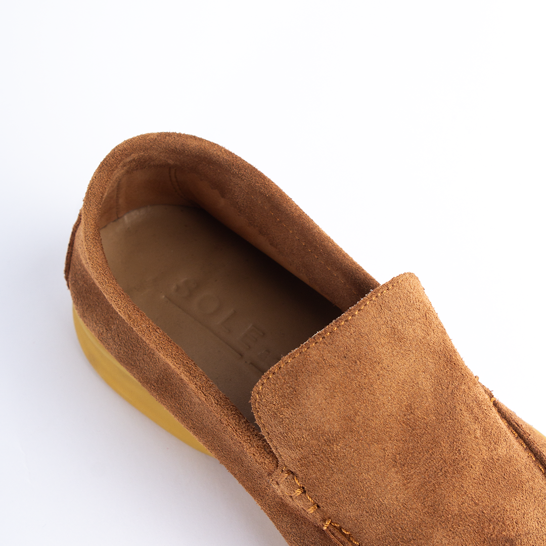 Brown Suede Loafers
